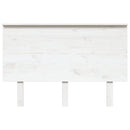 vidaXL fehér tömör fenyőfa ágyfejtámla 124x6x82,5 cm