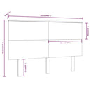 vidaXL fehér tömör fenyőfa ágyfejtámla 124x6x82,5 cm