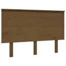 vidaXL mézbarna tömör fenyőfa ágyfejtámla 124x6x82,5 cm