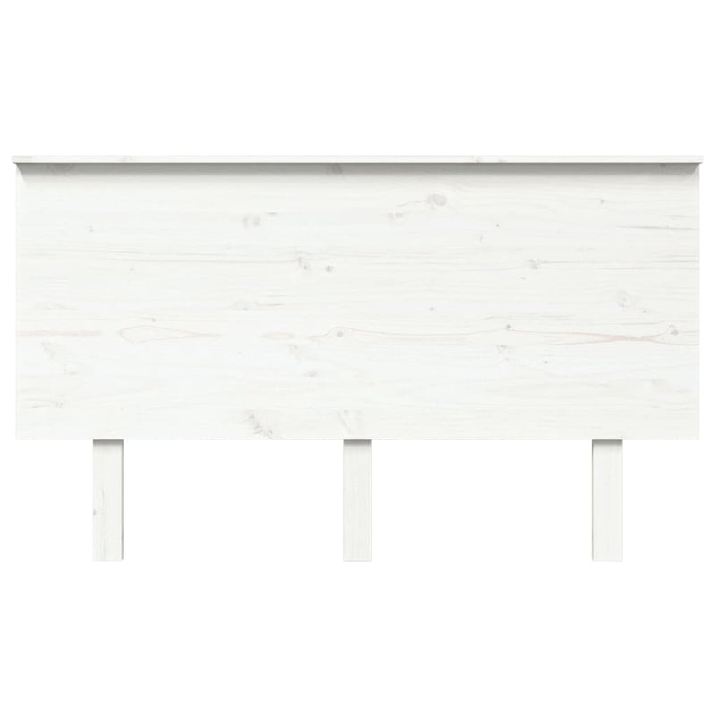 vidaXL fehér tömör fenyőfa ágyfejtámla 139x6x82,5 cm