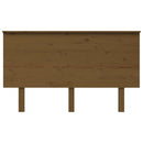 vidaXL mézbarna tömör fenyőfa ágyfejtámla 139x6x82,5 cm