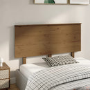 vidaXL mézbarna tömör fenyőfa ágyfejtámla 139x6x82,5 cm