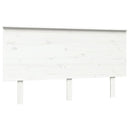 vidaXL fehér tömör fenyőfa ágyfejtámla 144x6x82,5 cm