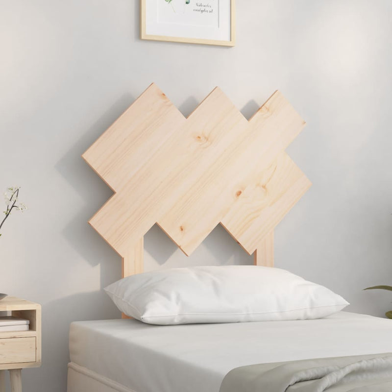 vidaXL tömör fenyőfa ágyfejtámla 72,5x3x81 cm