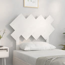 vidaXL fehér tömör fenyőfa ágyfejtámla 92x3x81 cm