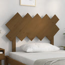 vidaXL mézbarna tömör fenyőfa ágyfejtámla 104x3x80,5 cm