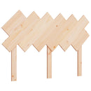 vidaXL tömör fenyőfa ágyfejtámla 122,5x3x80,5 cm