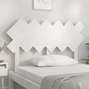 vidaXL fehér tömör fenyőfa ágyfejtámla 122,5x3x80,5 cm