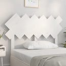 vidaXL fehér tömör fenyőfa ágyfejtámla 122,5x3x80,5 cm