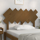 vidaXL mézbarna tömör fenyőfa ágyfejtámla 122,5x3x80,5 cm
