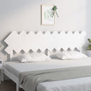 vidaXL fehér tömör fenyőfa ágyfejtámla 196x3x80,5 cm