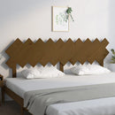 vidaXL mézbarna tömör fenyőfa ágyfejtámla 196x3x80,5 cm