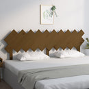 vidaXL mézbarna tömör fenyőfa ágyfejtámla 196x3x80,5 cm