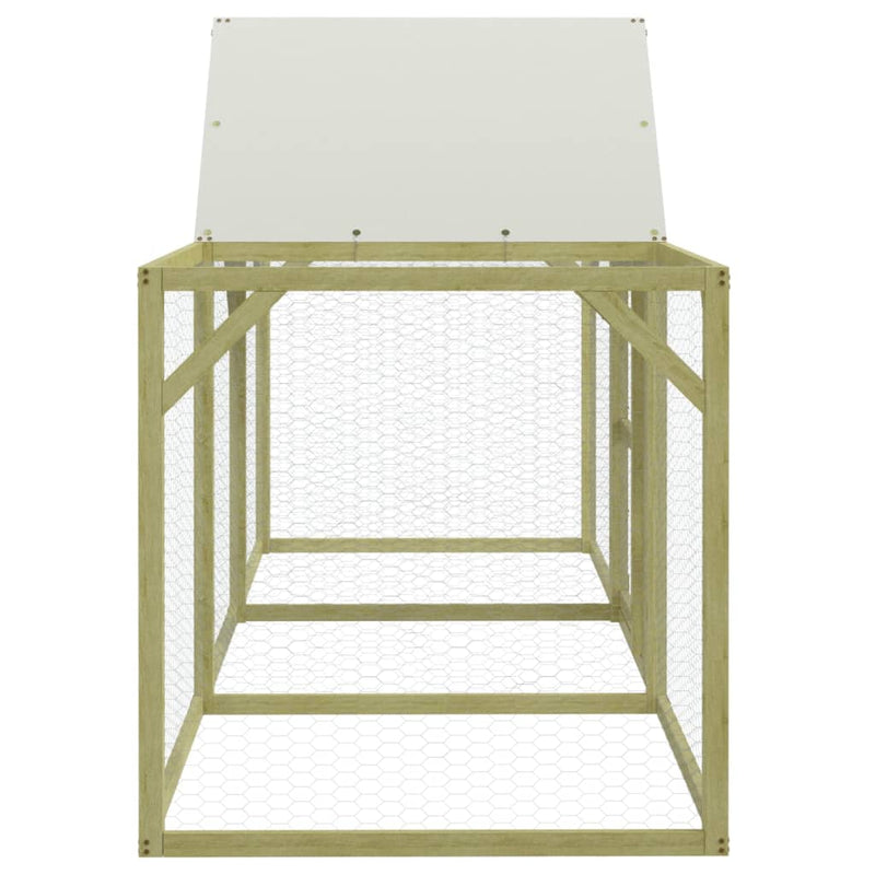 vidaXL impregnált tömör fenyőfa tyúkól 300 x 100 x 150 cm