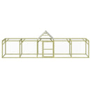 vidaXL impregnált tömör fenyőfa tyúkól 500 x 100 x 150 cm