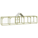 vidaXL impregnált tömör fenyőfa tyúkól 500 x 100 x 150 cm