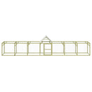 vidaXL impregnált tömör fenyőfa tyúkól 700 x 100 x 150 cm