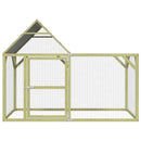 vidaXL impregnált tömör fenyőfa tyúkól 200x100x150 cm