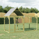 vidaXL impregnált tömör fenyőfa tyúkól 200x100x150 cm