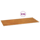 vidaXL 36 db rozsda színű corten acél tetőpanel 100x44 cm