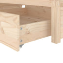 vidaXL ágykeret fiókokkal 90 x 200 cm