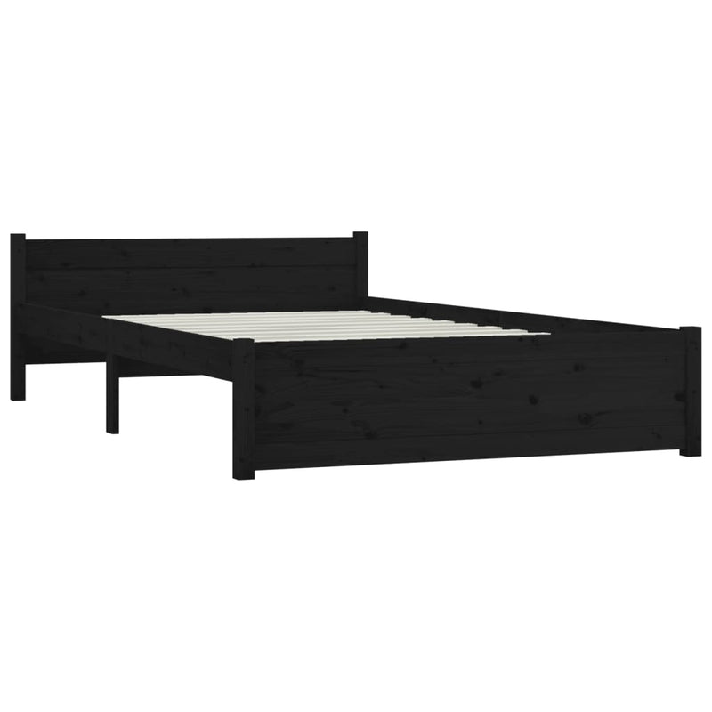 vidaXL fekete ágykeret fiókokkal 135 x 190 cm (Double)