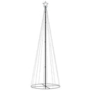 vidaXL kúp alakú karácsonyfa 310 színes LED-del 100 x 300 cm