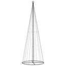 vidaXL kúp alakú karácsonyfa 732 hideg fehér LED-del 160 x 500 cm