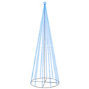 vidaXL kúp alakú karácsonyfa 732 kék LED-del 100 x 300 cm