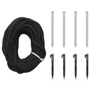 vidaXL kúp alakú karácsonyfa 732 kék LED-del 100 x 300 cm