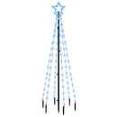vidaXL kék fényű karácsonyfa tüskével 108 LED-del 180 cm