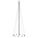 vidaXL hideg fehér fényű karácsonyfa tüskével 310 LED-del 300 cm