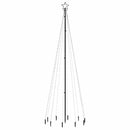 vidaXL színes fényű karácsonyfa tüskével 310 LED-del 300 cm