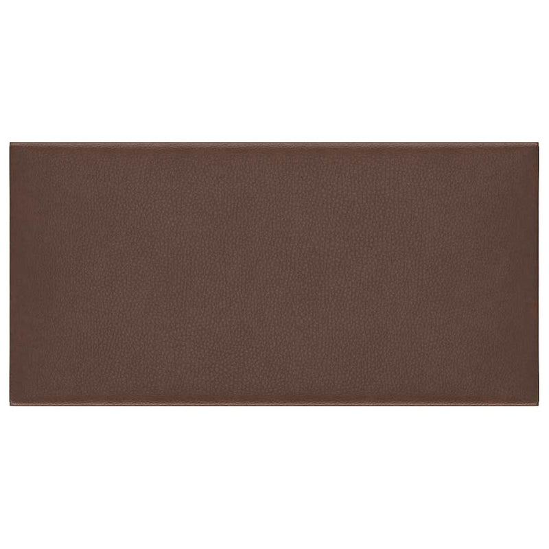vidaXL 12 db barna műbőr fali panel 30 x 15 cm 0,54 m²