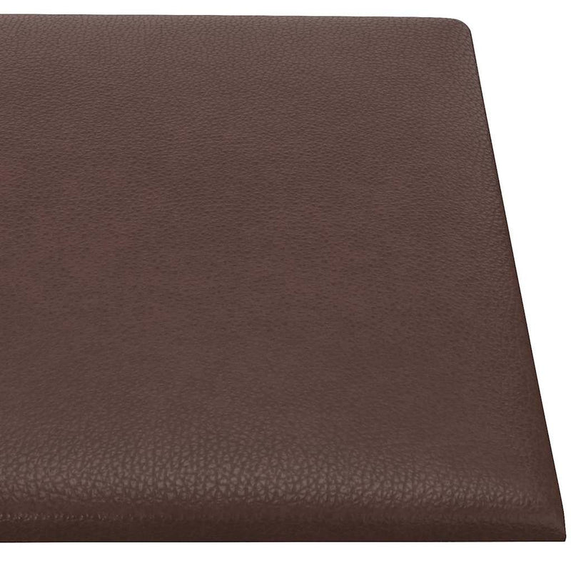 vidaXL 12 db barna műbőr fali panel 30 x 15 cm 0,54 m²