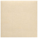 vidaXL 12 db krémszínű szövet fali panel 30 x 30 cm 1,08 m²