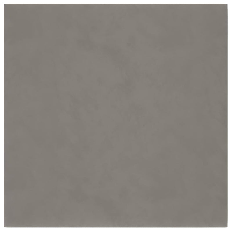 vidaXL 12 db világosszürke bársony fali panel 30 x 30 cm 1,08 m²