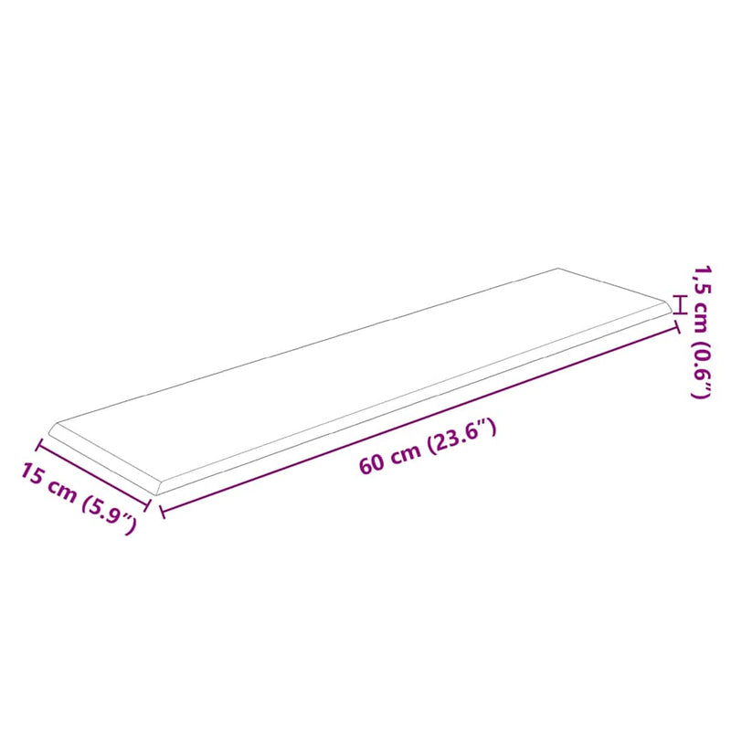 vidaXL 12 db sötétszürke szövet fali panel 60x15 cm 1,08 m²
