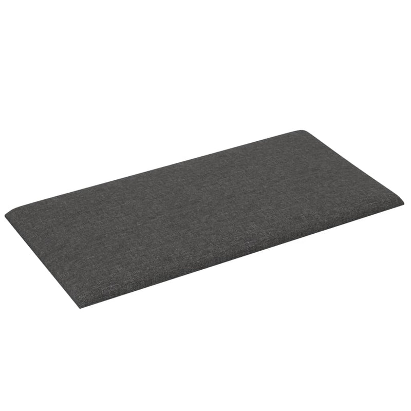 vidaXL 12 db sötétszürke szövet fali panel 60 x 30 cm 2,16 m²