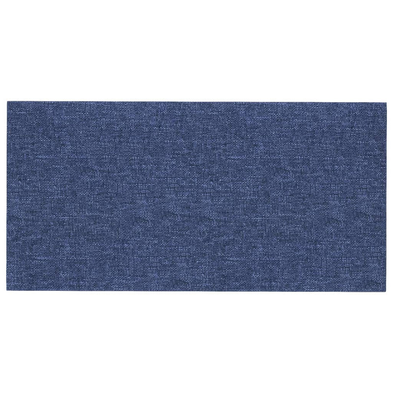vidaXL 12 db kék szövet fali panel 60x30 cm 2,16 m²