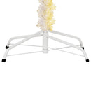 vidaXL fehér PVC műkarácsonyfa irizáló csúcsokkal 180 cm