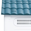 vidaXL kék polipropilén kutyaház 57x68x66 cm