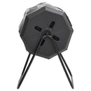 vidaXL fekete kerti komposztálóláda 73 x 64 x 95 cm 160 L