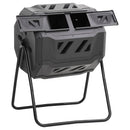 vidaXL fekete kerti komposztálóláda 73 x 64 x 95 cm 160 L