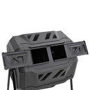 vidaXL fekete kerti komposztálóláda 73 x 64 x 95 cm 160 L