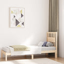 vidaXL Small Single tömör fenyőfa ágykeret 75 x 190 cm