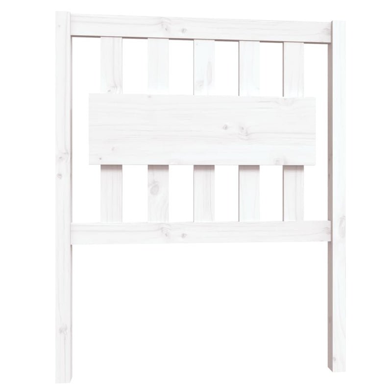 vidaXL Small Single fehér tömör fenyőfa ágykeret 75 x 190 cm