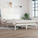 vidaXL fehér tömör fenyőfa ágy matrac nélkül 140x190 cm