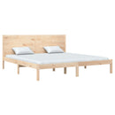 vidaXL tömör fenyőfa ágy matrac nélkül 200 x 200 cm