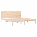 vidaXL tömör fenyőfa ágy matrac nélkül 200 x 200 cm